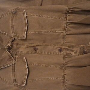 FREE PEOPLE willow denim peplum jacket.